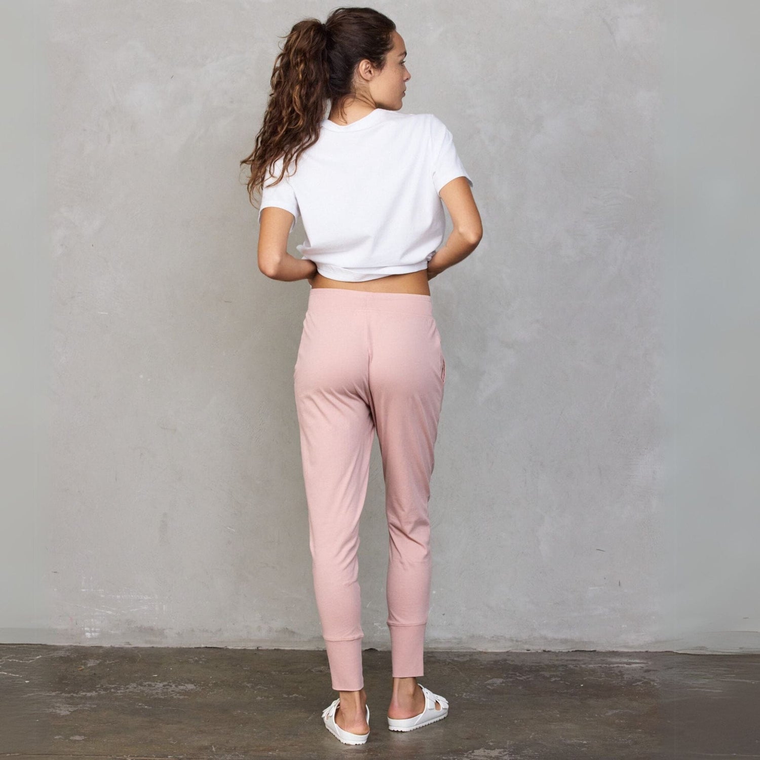 Lounge Pant Dusty Pink pants Organic Crew 
