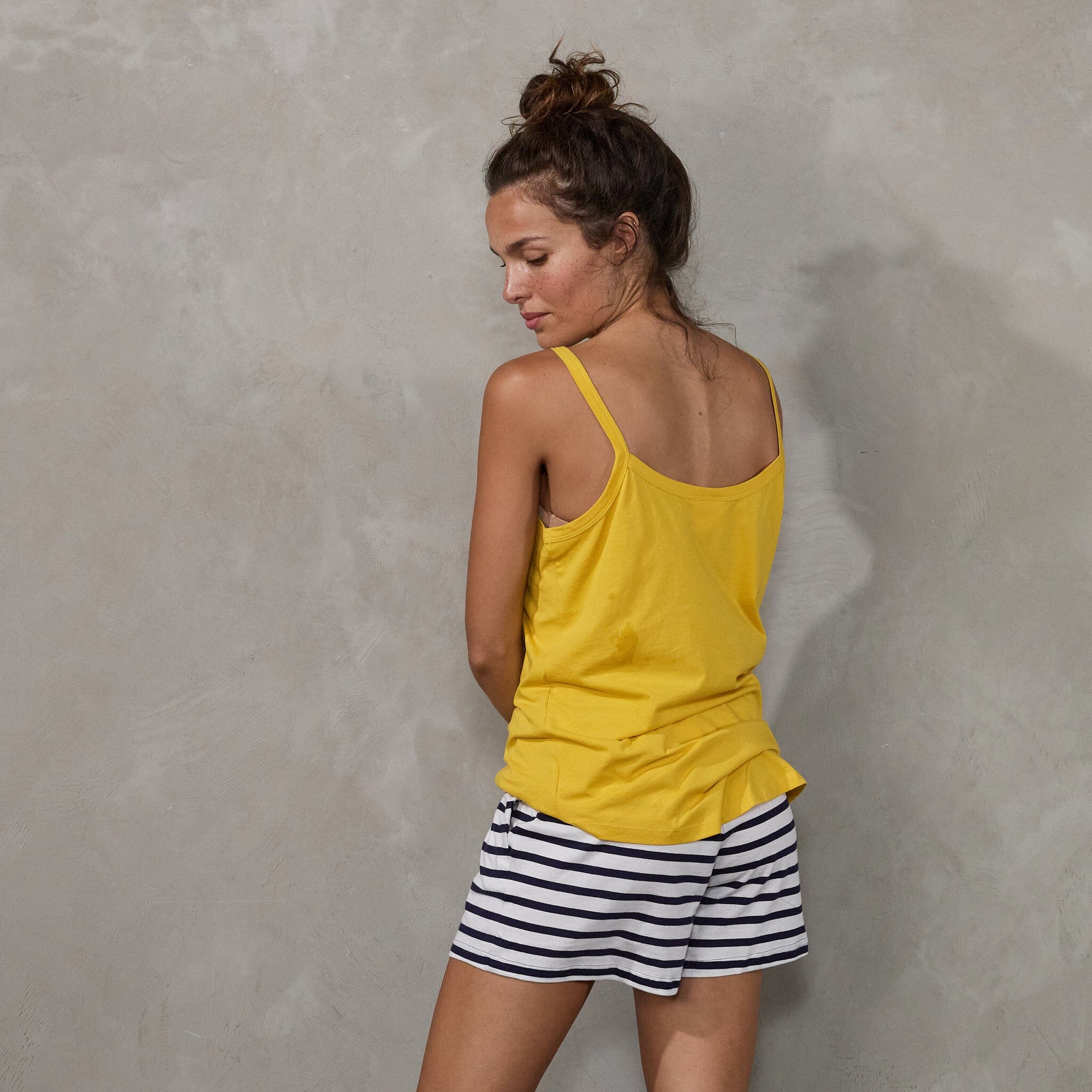 Somers Short Navy Stripe shorts Organic Crew 
