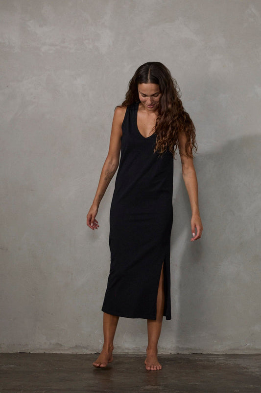 Vie Dress Black dress Organic Crew 