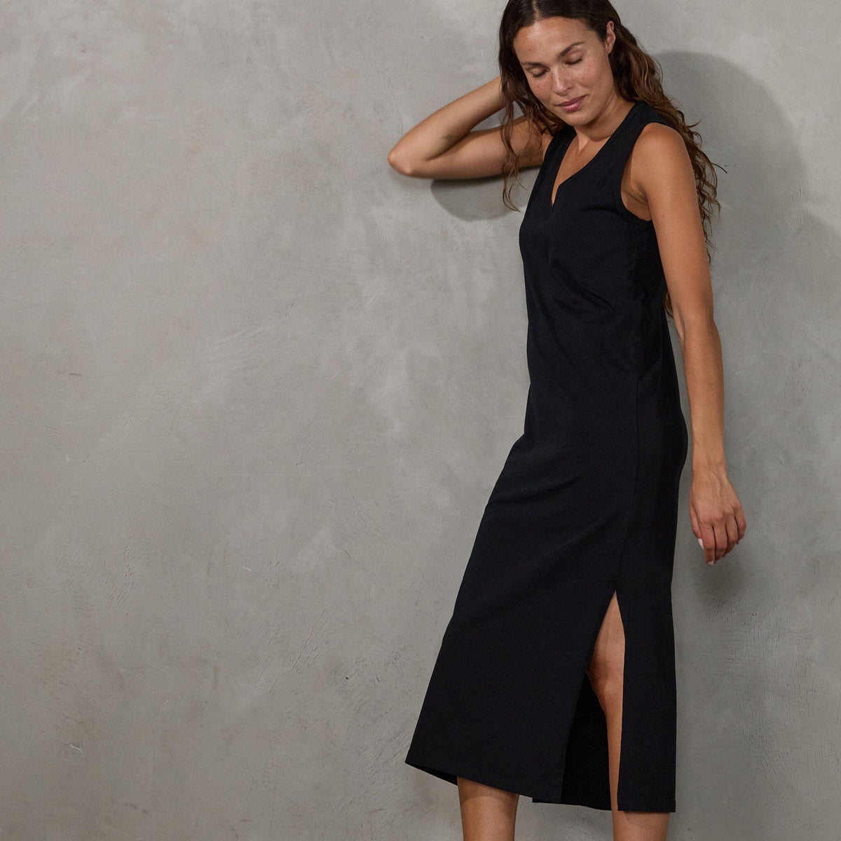 Vie Dress Black dress Organic Crew 
