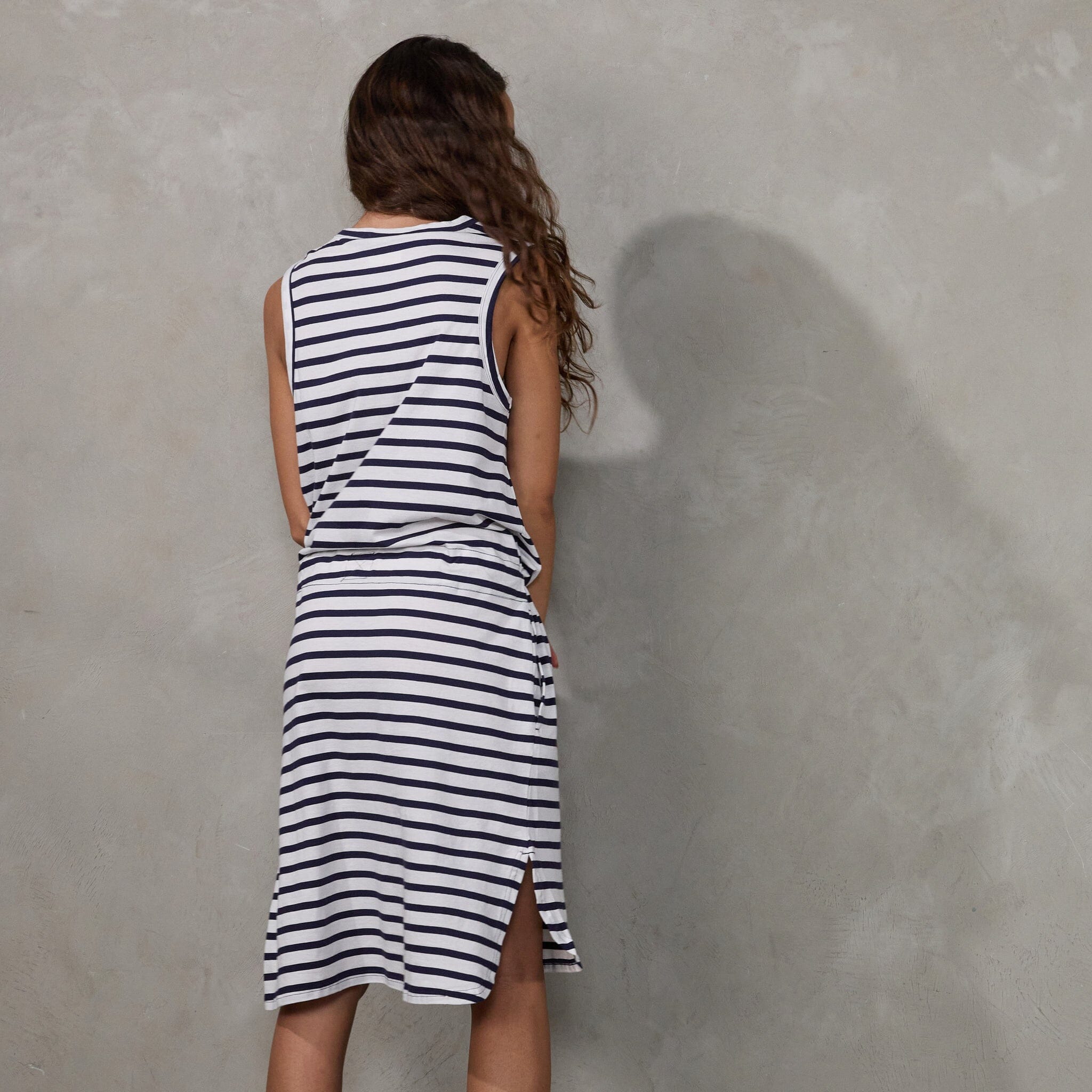 Dunes Dress Stripe dress Organic Crew 
