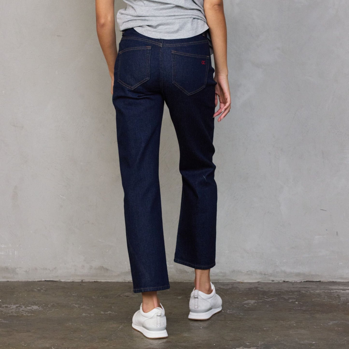 Dark Indigo Teddy Jean pants Organic Crew 