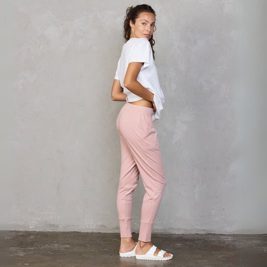 Lounge Pant Dusty Pink pants Organic Crew 