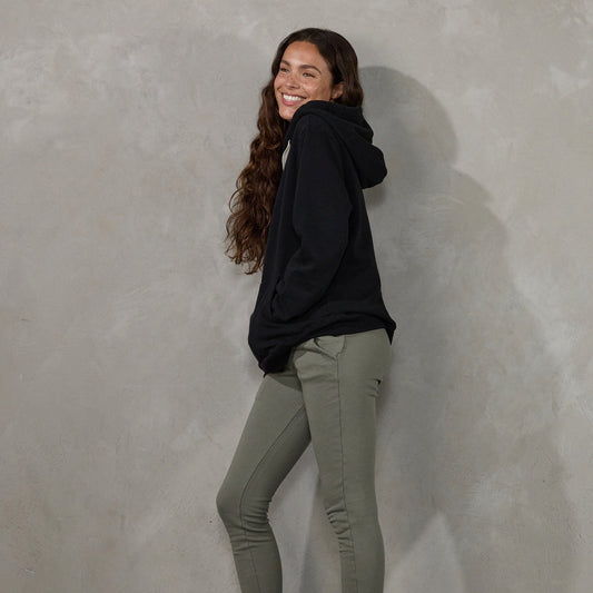 JUST ARRIVED Australian Made Organic Cotton Hoodie Black Sweater Organic Crew