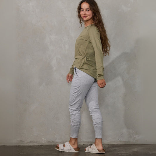 Lounge Pant Grey pants Organic Crew