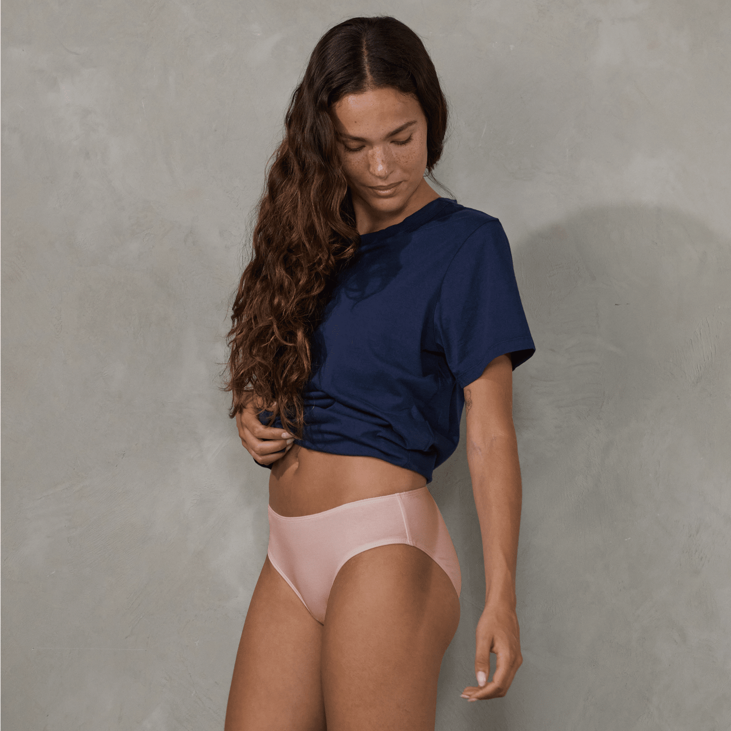 Bella Hipster Brief (2 Pack) Blush brief Organic Crew 