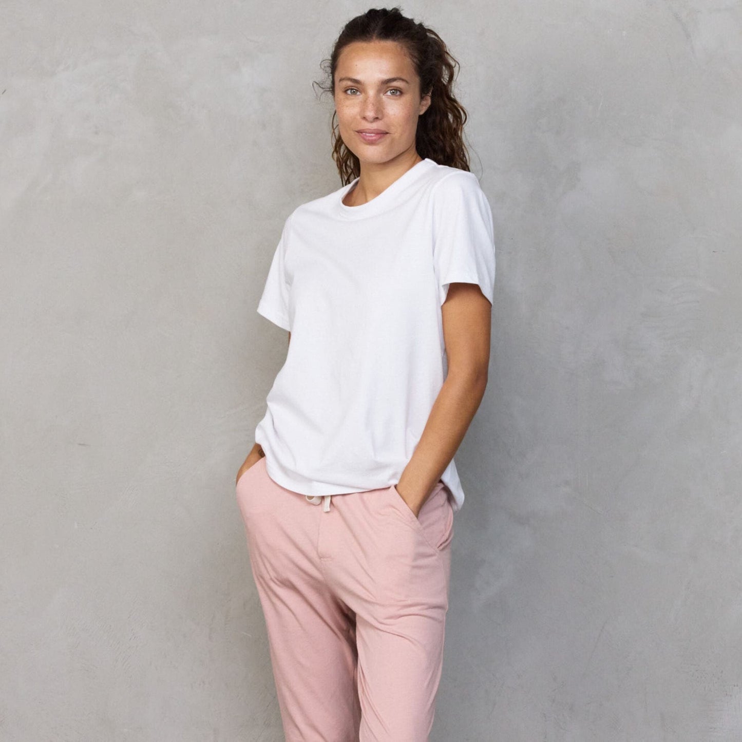 Lounge Pant Dusty Pink pants Organic Crew 