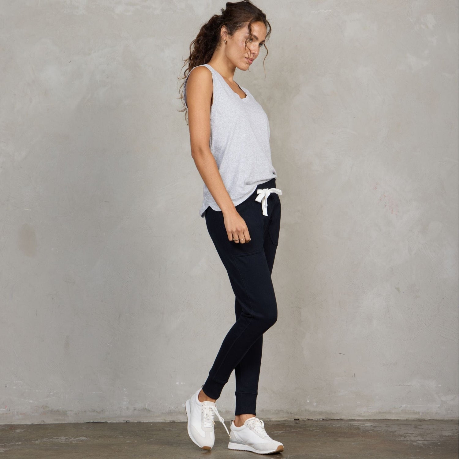 Perfecto Tank Grey Tank Organic Crew 