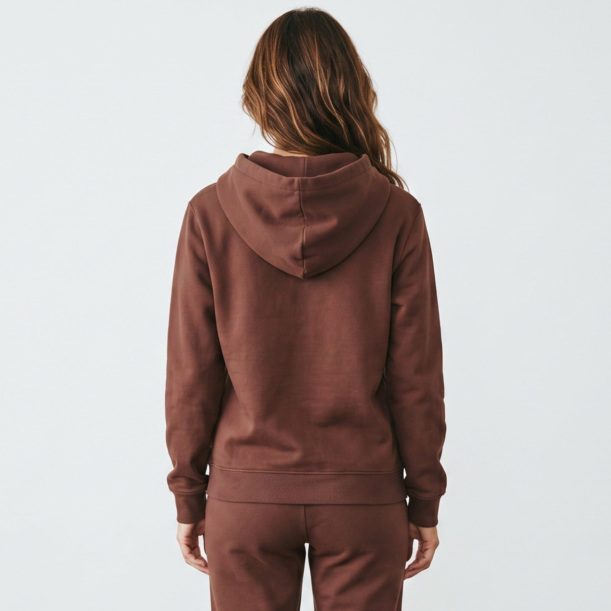 Fleece Slouchy Organic Cotton Hoodie Chocolate Sweater Organic Crew 