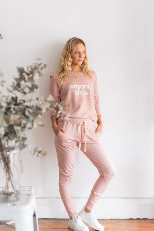 Lounge Pant Dusty Pink pants Organic Crew 