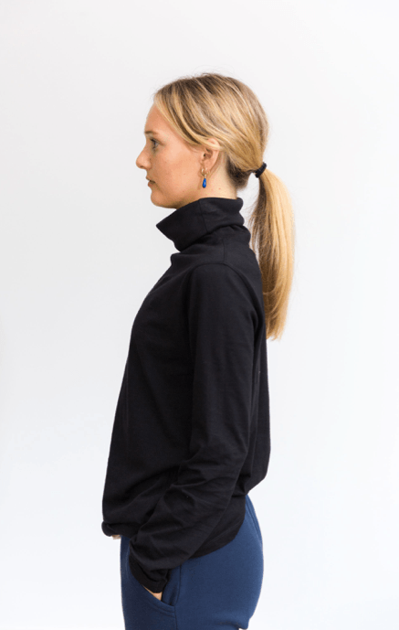 Luna Sleeves Organic Cotton Top Natural