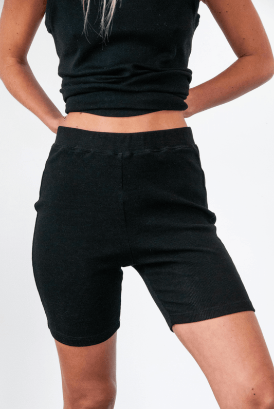 Yogi bike short in black shorts Organic Crew 
