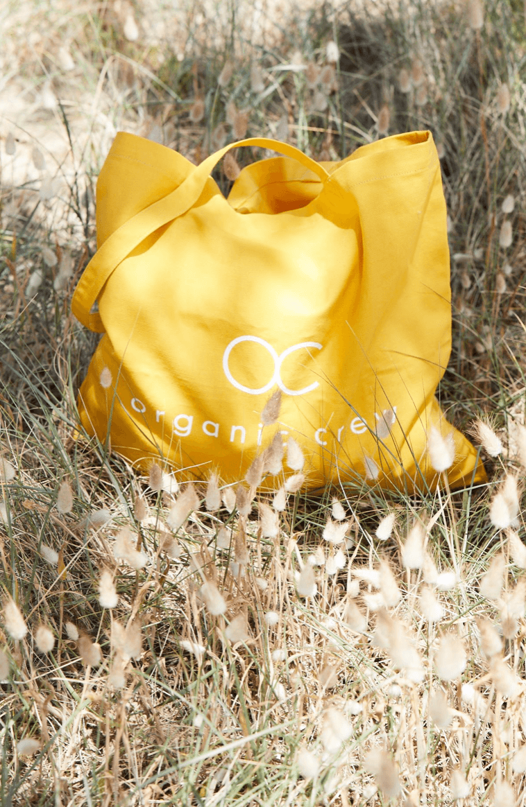 Tote Bag in saffron Organic Crew 