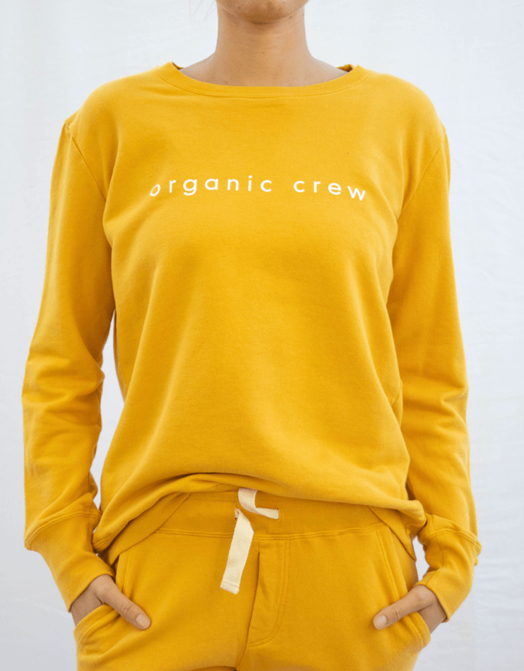 Boyfriend Sweater Saffron OC Sweater Organic Crew 