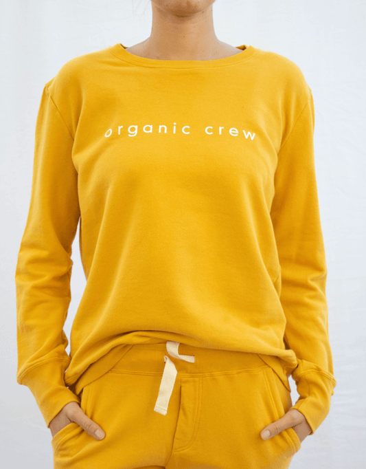 Boyfriend Sweater Saffron OC Sweater Organic Crew 