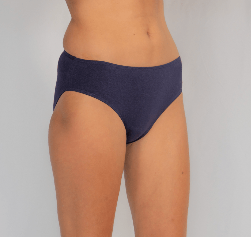 Coco Hipster Brief- Single Pair in Navy brief Organic Crew 