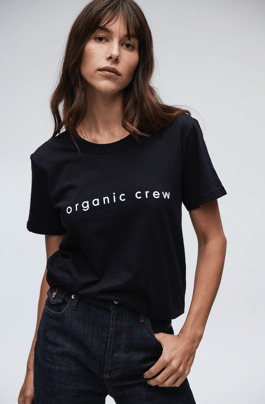 Women's Organic Cotton T Shirts | Organic Crew