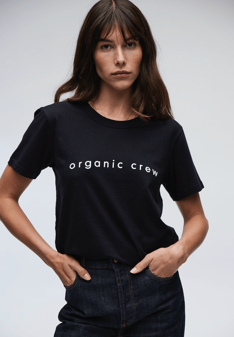 Super Relaxed Tee Black OC Tee Shirt Organic Crew 