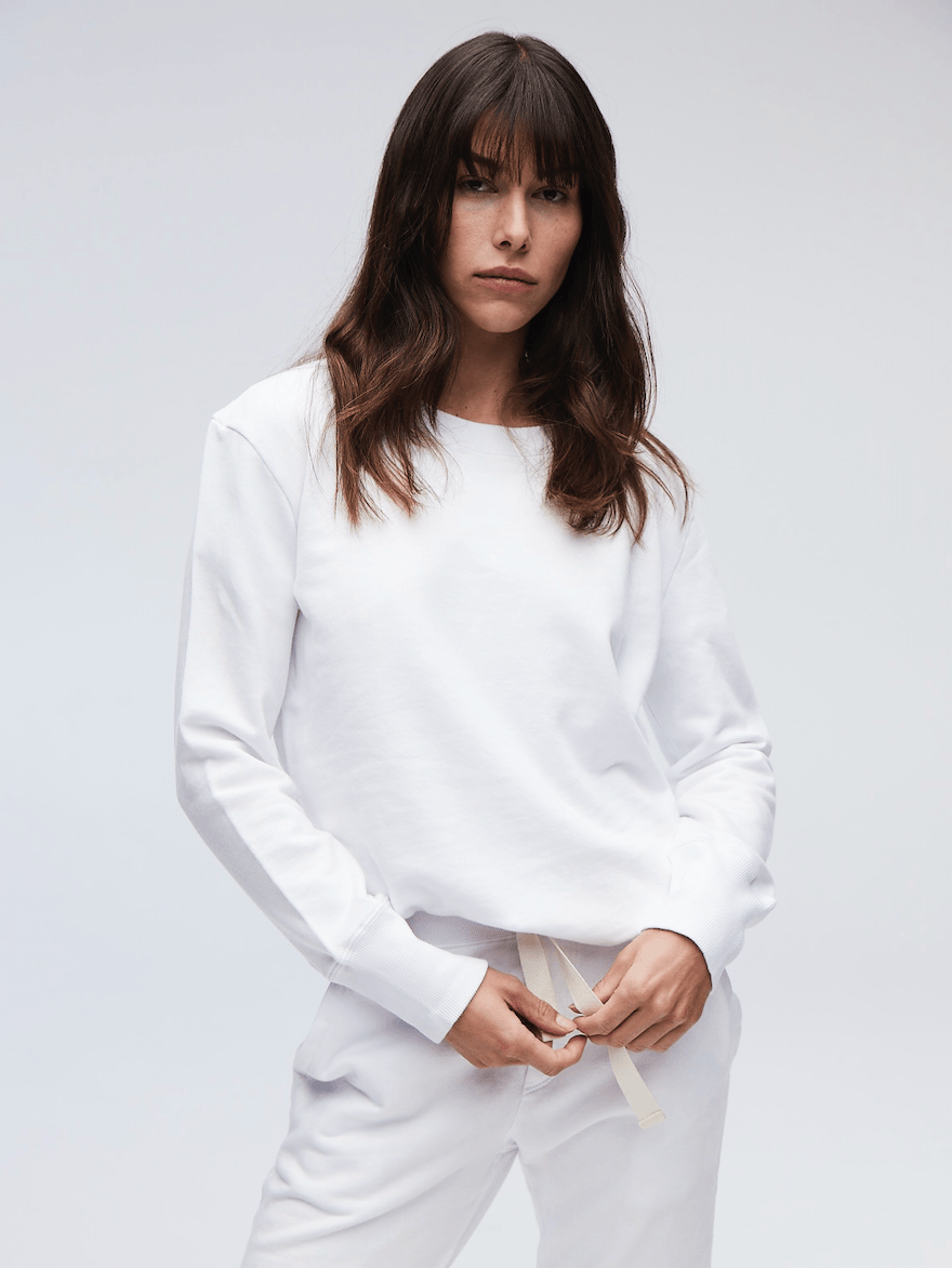 White boyfriend best sale sweater